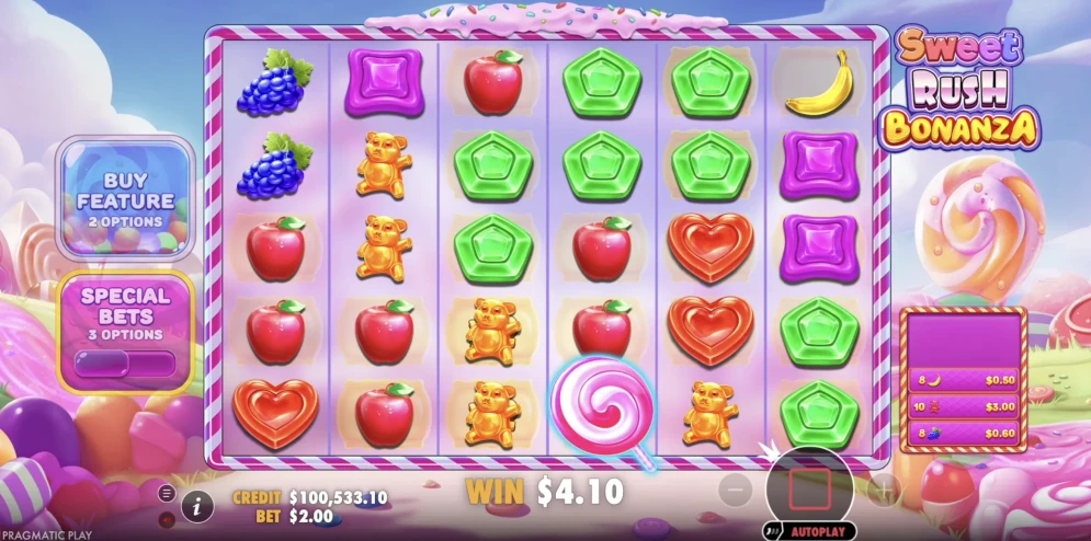 Sweet Rush Bonanza Slot